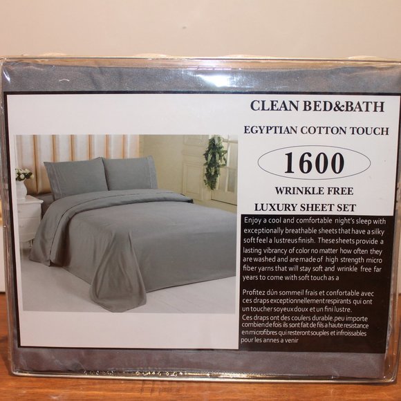 Twin Size Bed Sheets (New Item) - 2 Pack - Picture 1 of 6
